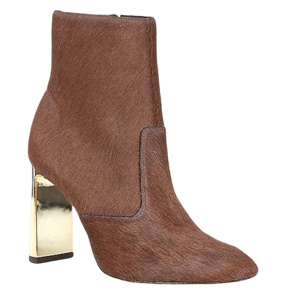 🎩🗝️ NWOB $160 Gianni Bini Mavis Calf Hair Heeled Boots